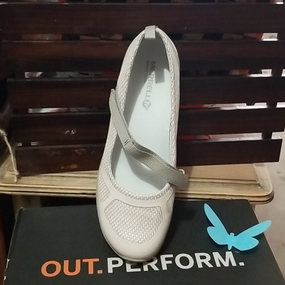 Merrell, mary jane casual, taupe, sz 7